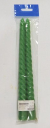 Свеча витая набор 2шт. зеленый Антей-Кэндл 5050723