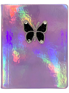 Дневник универсальный твердая обложка Devente Black Butterfly 2021195