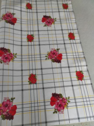 Клеенка столовая на нетканой основе Jaklin 1,4х20м Dekorelle 658