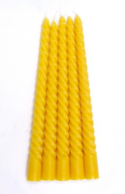 Свеча витая 45г желтый Антей-Кэндл 5050701