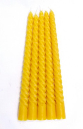 Свеча витая 45г желтый Антей-Кэндл 5050701