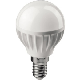 Лампа светодиодная  8Вт (эквивалент  75Вт) 230В E14 4000К белый (дневной) свет шар Онлайт OLL-G45-8-230-4K-E14