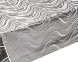 Клеенка столовая на тканевой основе 1,4х20м Tango Металлик 506Y (серебро)