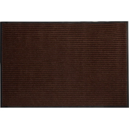 Коврик придверный влаговпитывающий на резин. основе ворс 60х 90см Стандарт, коричневый ComeForte