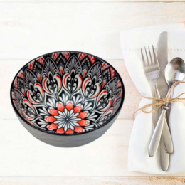 Салатник керамический 110мм с узором Радужный Дом РД22536