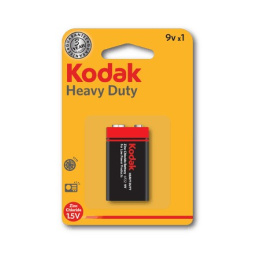 Батарейка  солевая "крона" Kodak Super Heavy Duty 6F22 ( 1шт. на блистере) Б0005137