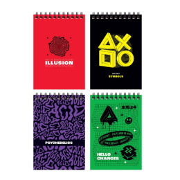 Блокнот А6  40 листов BG Illusionn, гребень Б6гр40 12214