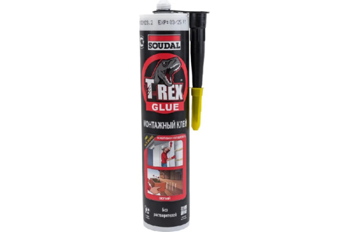 Клей монтажный моментальная схватываемость T-REX, 380гр (134923) 127171