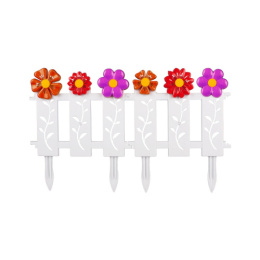 Ограждение декоративное пластиковое 36,5х30,9см (комплект из 9 секций) Цветочный рай Альтернатива М4449