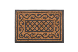 Коврик придверный влаговпитывающий на резин. основе кокосовое волокно 40х60см Ампир SunStep 32-082