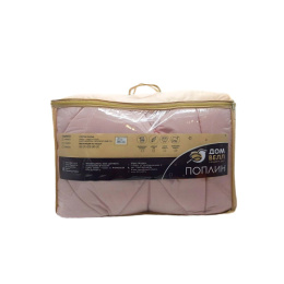 Одеяло 140х205см Овечья шерсть (поплин) в чемодане ДомВелл 