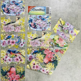 Термопленка на 7 пасхальных яиц Райские птички