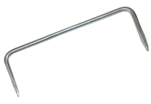 Скоба строительная 250х70мм d-10мм без покрытия 42213