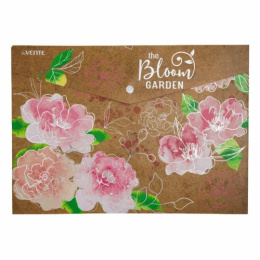 Папка с кнопкой А4 0.18 Devente Bloom Garden 3071204