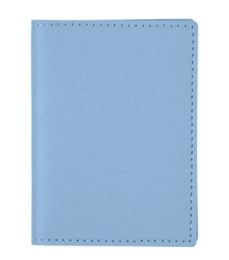 Визитница на  4 карты Devente Casual, искусственная кожа, на кнопке, светло-голубой 1020424