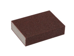 Губка кухонная Карборундовая 9х6х2,5см для сильных загрязнений Рыжий кот 104452