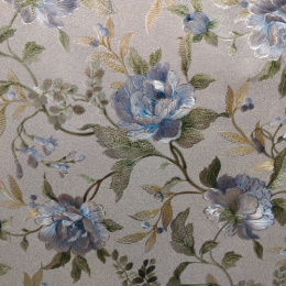 Клеенка столовая на тканевой основе с ПВХ покрытием металлик 1,37х20м Grace DB-9231H