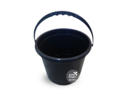 Ведро пластиковое  5л без крышки Волга, черный Агропласт БК0035/1