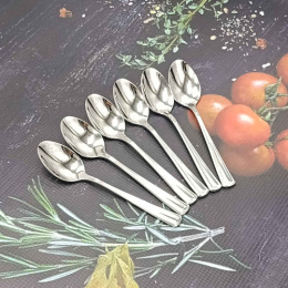 Набор ложек чайных из нержавеющей стали  6шт. Эстет Радужный Дом РД86100