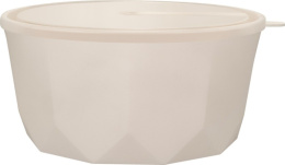 Салатник пластиковый Stockholm 4,6л с крышкой молочный туман Plast Team PT171510048