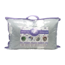 Подушка 50х70см Верблюжья шерсть (п/э 90, кант) в чемодане ДомВелл 