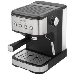 Кофеварка электрическая EN-264R, 1500мл, 2 чашки, рожковая, эспрессо, молочная пенка, черный Energy 108170