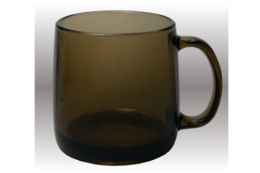 Кружка стеклянная 420мл Basilico (Notte e Di) дымка Ca del Vetro 62015