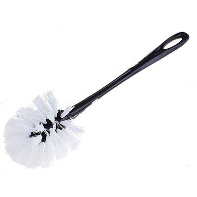 Ерш для унитаза пластиковый Tule Black, черный Homver 221302630/01