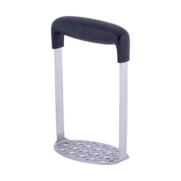 Картофелемялка из нержавеющей стали 18х12х7,2см бакелитовая ручка "soft-touch" Kamille 8834