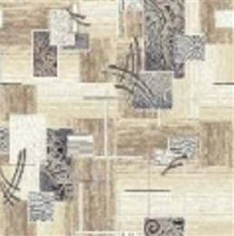 Коврик напольный на войлочной основе с низким ворсом Принт  80х120см p2171/а2p