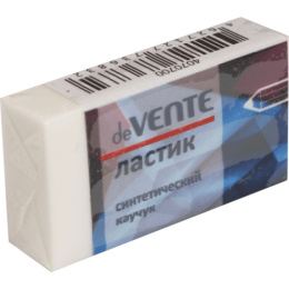 Ластик Devente белый, в индивидуальной упаковке 4070700