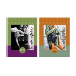 Блокнот А5  80 листов Биз BG Beauty & Fashion, книжный переплет евроформат ББ5Т80_ЛГ 12103