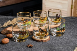 Набор стаканов стеклянных 6шт. 300мл низкие Трофейная охота, в п/у Декостек 160-ДЗ4