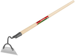 Тяпка нержавеющая сталь 150мм деревянный черенок БелЦентроМаш 1046-ч