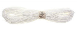 Шнур бытовой 100м d-4мм, с сердечником, белый полипропиленовый Беларусь