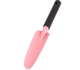 Совок посадочный металлический малый скругленный прорезиненная ручка, розовый/черный Зазнобушка ФИ.089-06