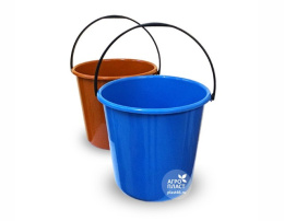 Ведро пластиковое 13л без крышки Тускарь, цвета в ассортименте Агропласт Б00157