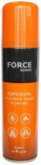 Аэрозоль от комаров, мошек 150мл Force guard  101008