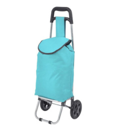 Тележка багажная с сумкой WR3030 Бирюза, до 15кг Рыжий кот 093590