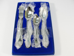 Набор столовых приборов из нержавеющей стали 18 предм. Императорский упаковка - флок под бархат Павловский завод им. Кирова СН-18М12