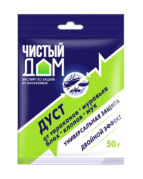Дуст от насекомых  50г Чистый Дом 02-452/02645
