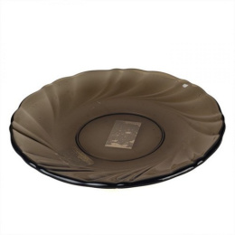 Тарелка стеклянная Alta Marea мелкая 170мм дымка Ca del Vetro 62201