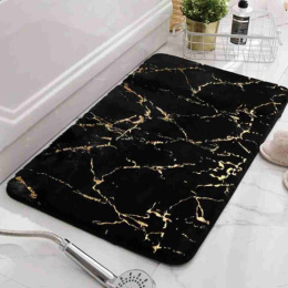 Коврик напольный для ванной 50х 80см Орнамент, мех Радужный Дом РД68014