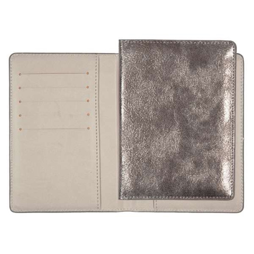 Обложка для паспорта Devente Voyager, искусственная кожа, серебряный 1030013