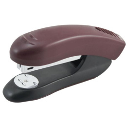 Степлер №24  20 листов Devente Stripe, пластиковый, бордовый, в к/к 4142346