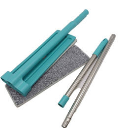 Швабра для пола плоская с насадкой из микрофибры Радужный Дом РД11235