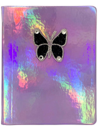 Дневник универсальный твердая обложка Devente Black Butterfly 2021195