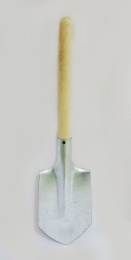 Лопата автомобильная оцинкованая ЛА деревянный черенок