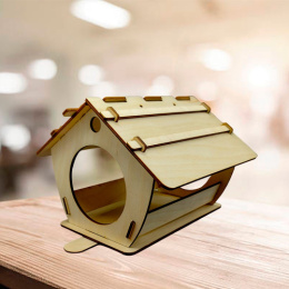 Кормушка конструктор экошпон 26х15х1,5см ДомВуд Ф252