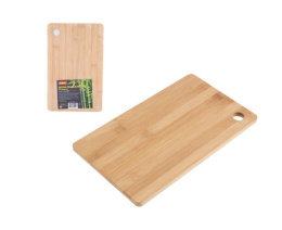 Доска разделочная деревянная бамбук 300х190х10мм с отверстием, Foresta di bambu Mallony 986044